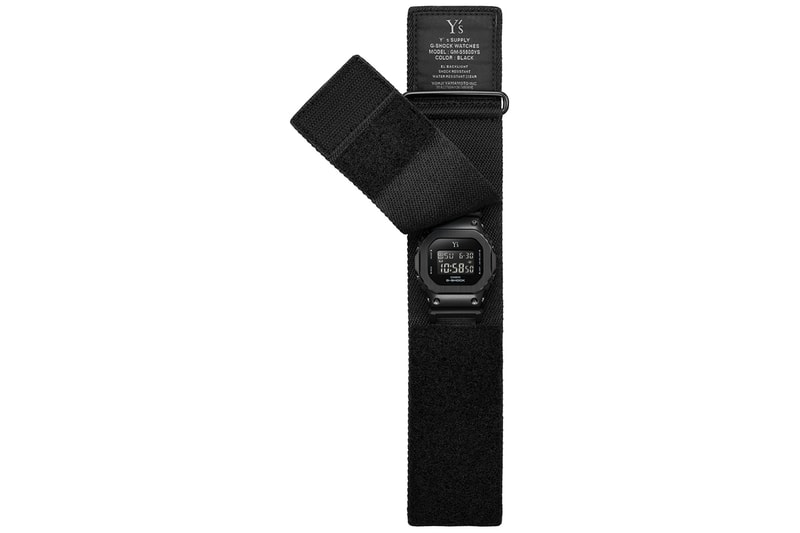 ワイズ x ジーショックによるコラボウォッチ GM-S5600YS-1 が発売 Y’s x G-SHOCK collab watch GM-S5600YS-1 release info
