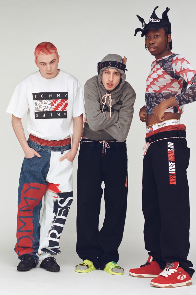 トミー ジーンズ x アリーズによるコラボコレクションが発売 Aries x Tommy Hilfiger Collaboration Sofia Prantera Interview Hypebeast Exclusive Drops Collaboration 90s Y2K Denim American Trends Lookbook Release Information