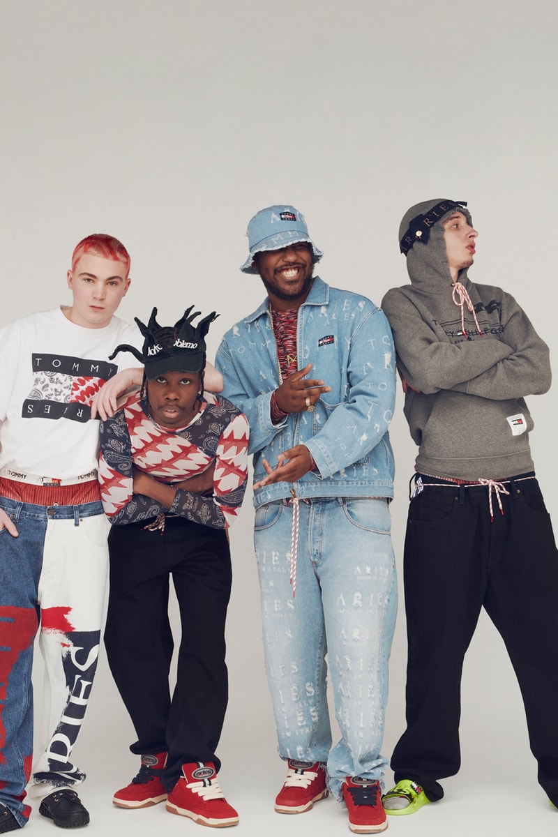 トミー ジーンズ x アリーズによるコラボコレクションが発売 Aries x Tommy Hilfiger Collaboration Sofia Prantera Interview Hypebeast Exclusive Drops Collaboration 90s Y2K Denim American Trends Lookbook Release Information