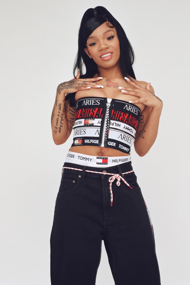 トミー ジーンズ x アリーズによるコラボコレクションが発売 Aries x Tommy Hilfiger Collaboration Sofia Prantera Interview Hypebeast Exclusive Drops Collaboration 90s Y2K Denim American Trends Lookbook Release Information