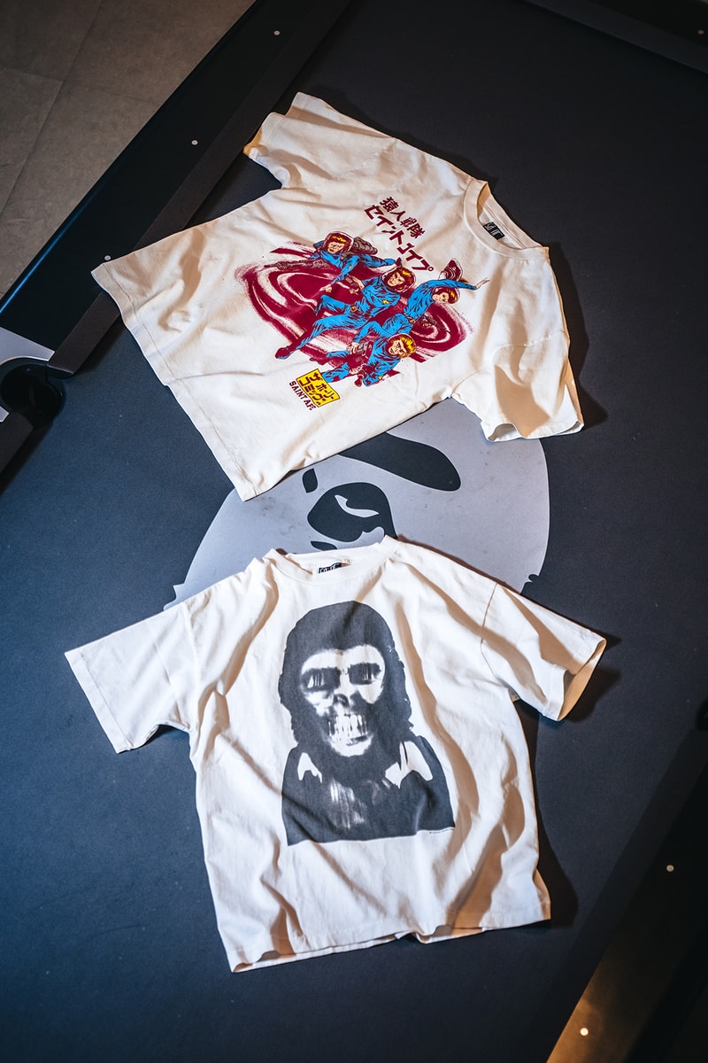 ベイプ x セントマイケルによる初のコラボコレクションが発売 BAPE®️ x ©SAINT Mxxxxxx first collab collection release info