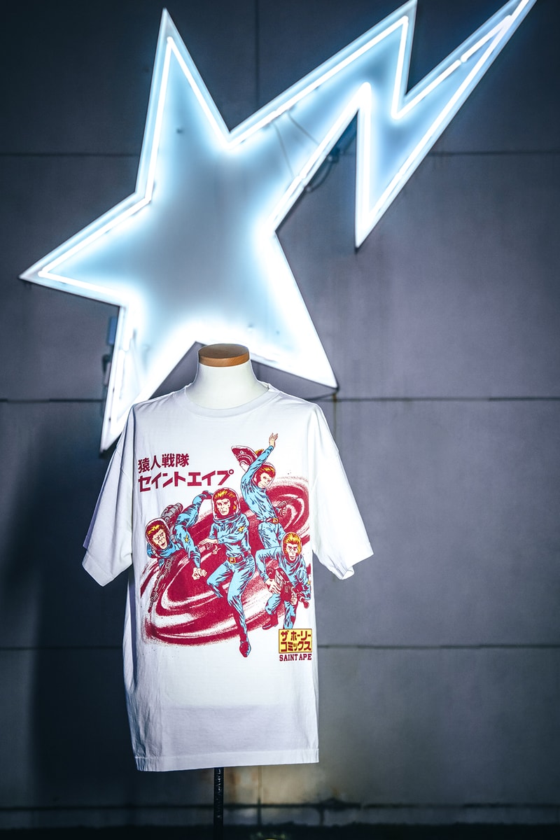 ベイプ x セントマイケルによる初のコラボコレクションが発売 BAPE®️ x ©SAINT Mxxxxxx first collab collection release info