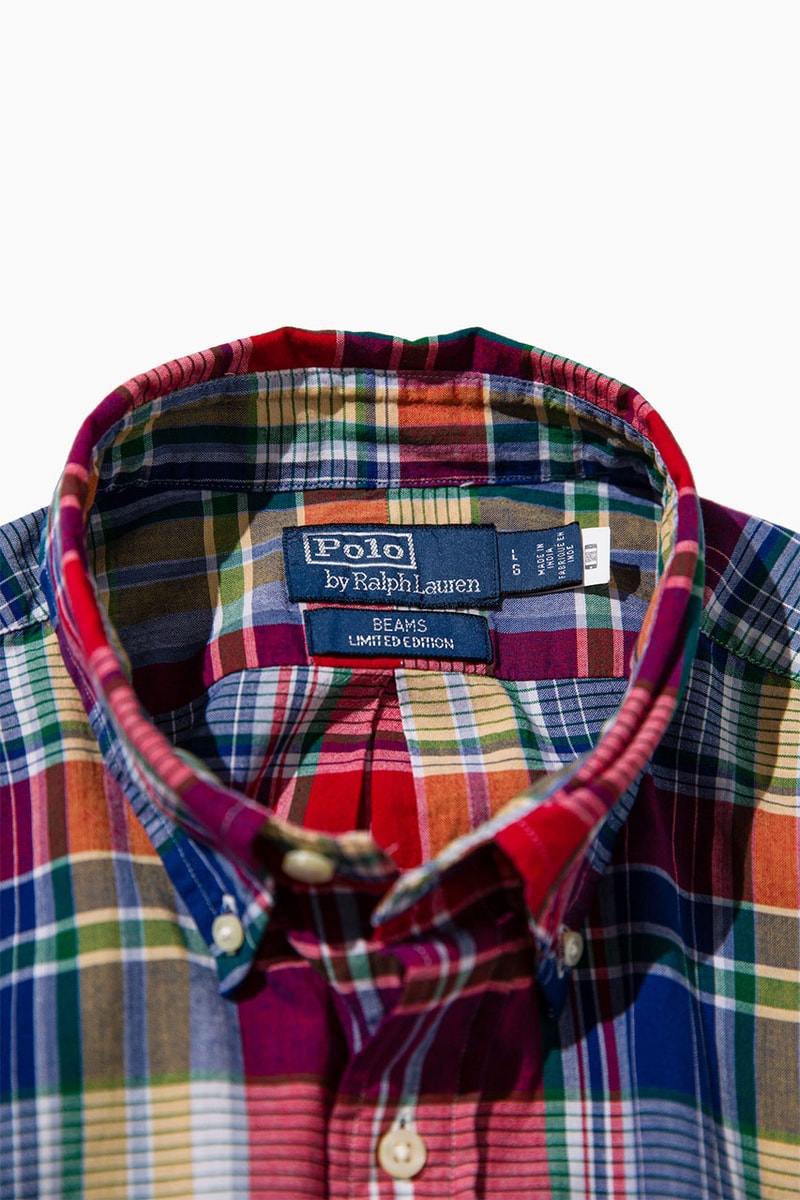 ビームスから最新となるポロ ラルフ ローレンの別注コレクションが登場 beams polo ralph lauren 10th collection oversized button up shirt t shirt socks bucket hat madras plaid official release date info photos price store list buying guide