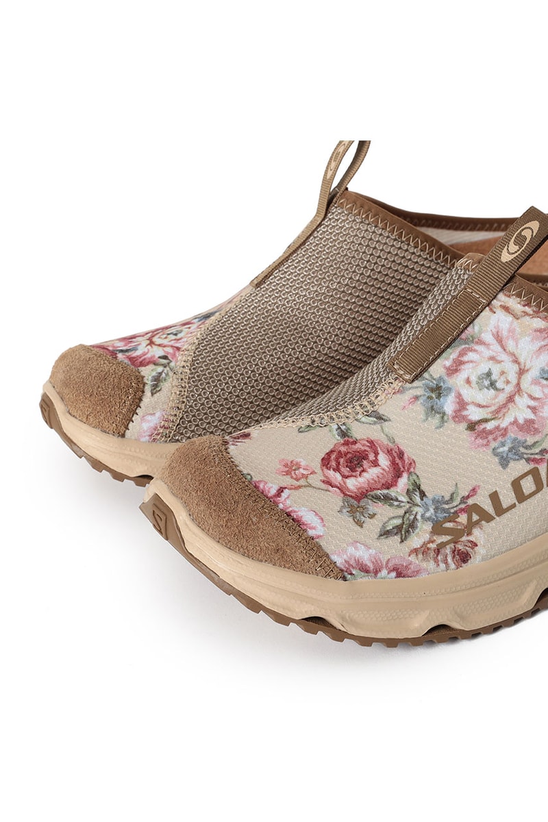 ビームスから花柄をまとったサロモンの別注モデル RX スライド 3.0が登場 BEAMS Salomon Bespoke RX SLIDE 3.0 Release Info
