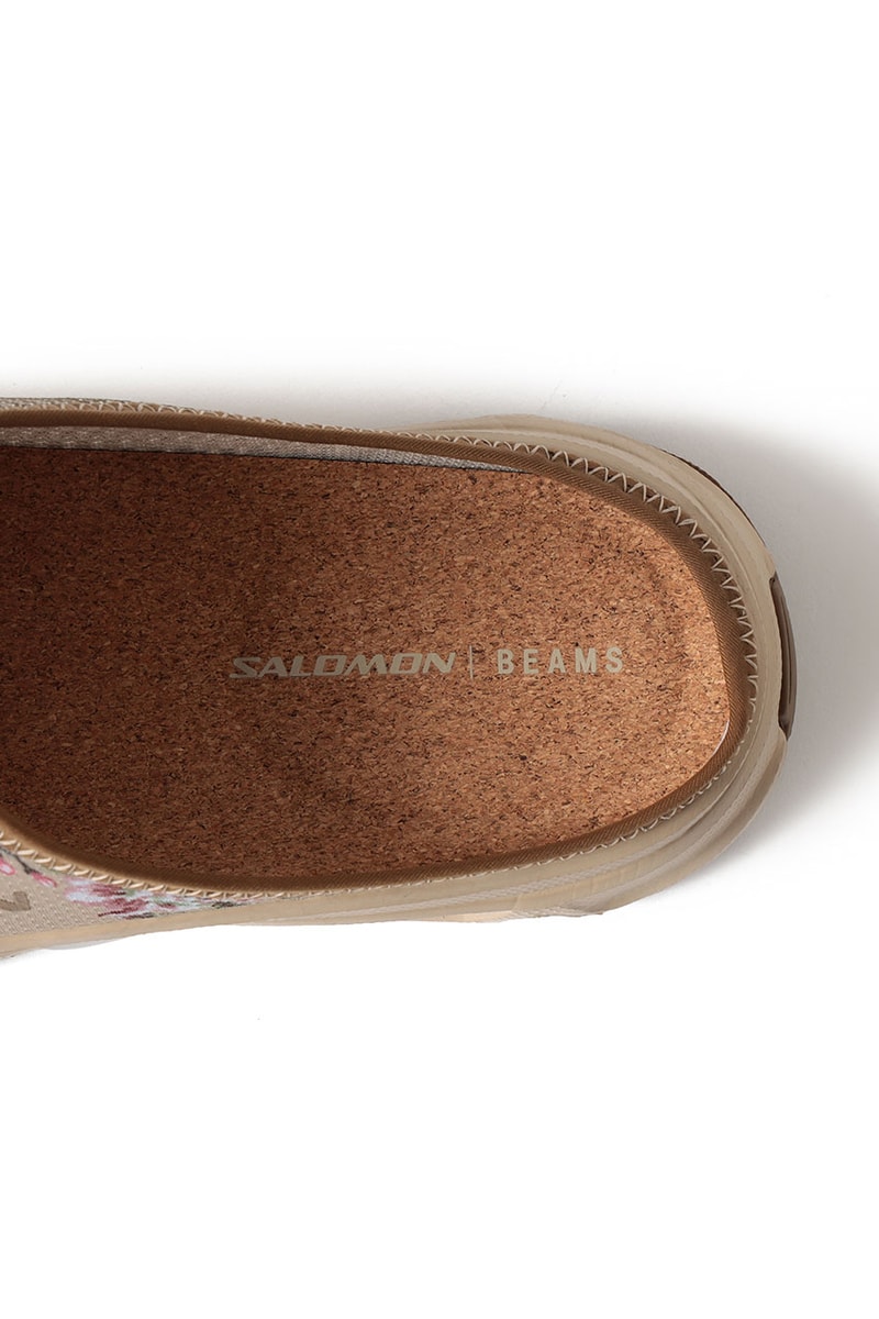 ビームスから花柄をまとったサロモンの別注モデル RX スライド 3.0が登場 BEAMS Salomon Bespoke RX SLIDE 3.0 Release Info