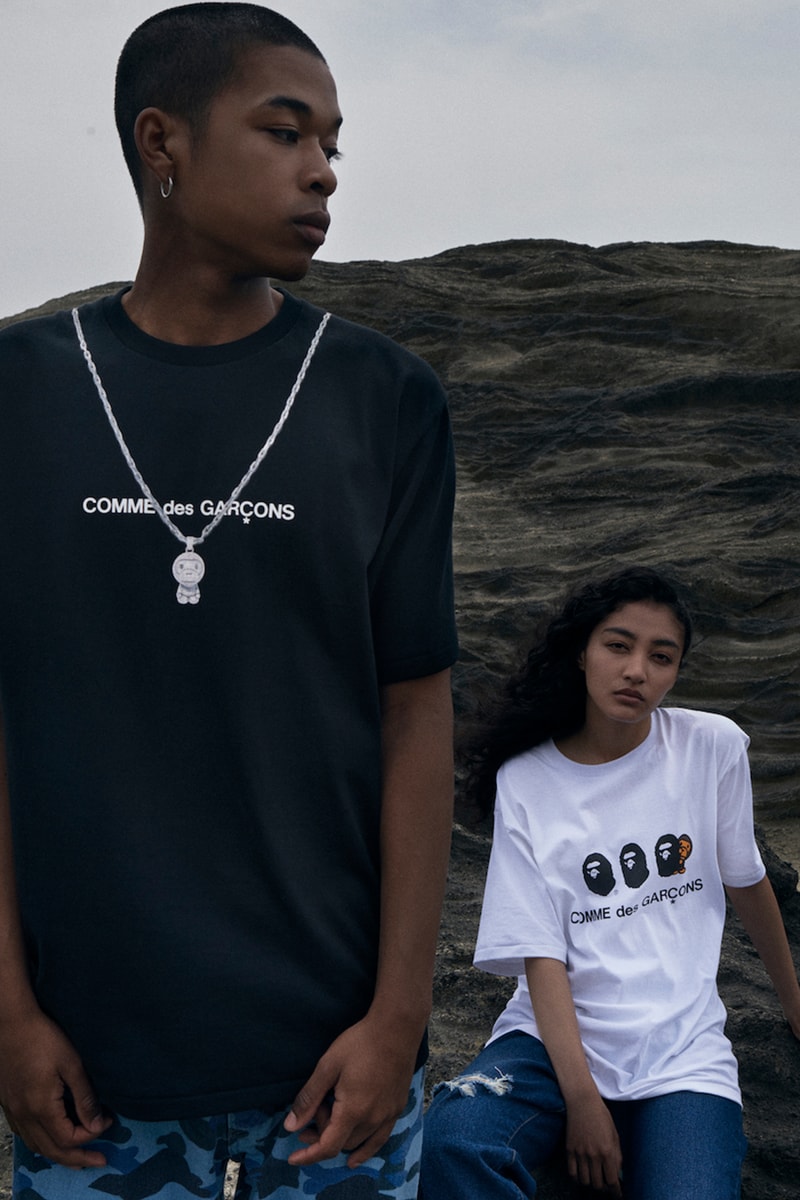 コム デ ギャルソン x ベイプによる2023年春夏コレクションが到着 COMME des GARÇONS x BAPE®️ collab collection 2023 Spring summer release info