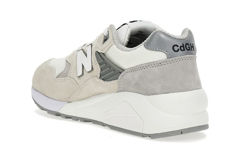 コムデギャルソンオムxニューバランスによる最新コラボ580が登場 comme des garcons homme new balance 580 black white release date info store list buying guide photos price 