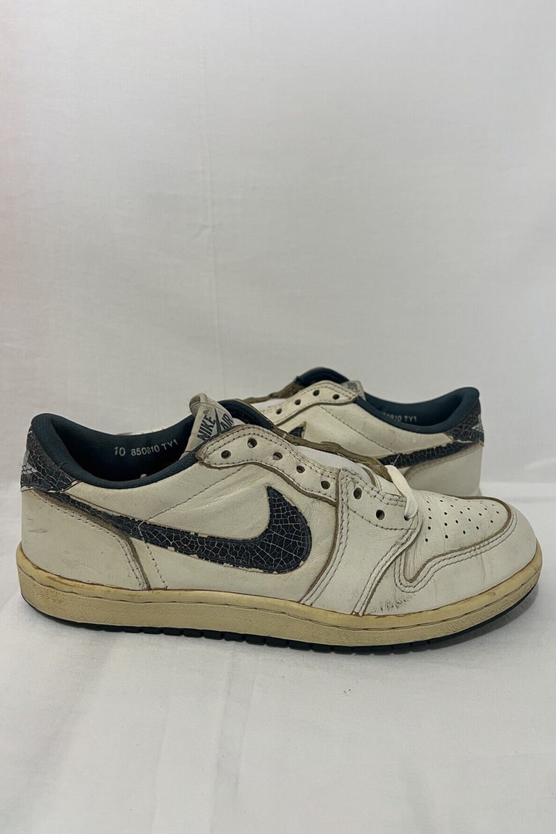 1985年製 エアジョーダン 1 OG モデルのコンプリートセットがオークションで販売中 Complete Air Jordan 1 '85 OG Collection Auction Info bred royal chicago metallic shadow black/white university blue unc white/grey ko price 150k 150,000
