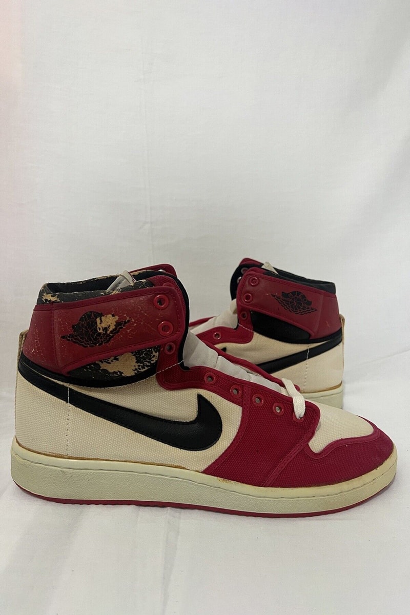 1985年製 エアジョーダン 1 OG モデルのコンプリートセットがオークションで販売中 Complete Air Jordan 1 '85 OG Collection Auction Info bred royal chicago metallic shadow black/white university blue unc white/grey ko price 150k 150,000