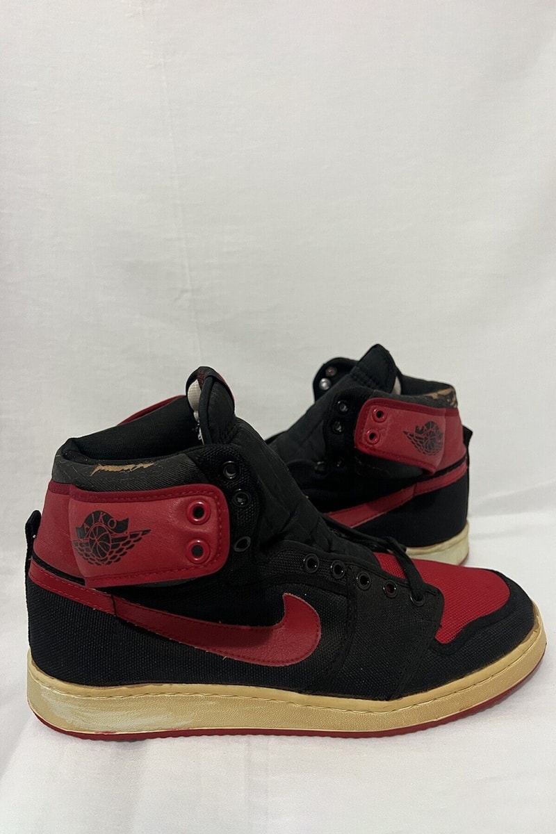 1985年製 エアジョーダン 1 OG モデルのコンプリートセットがオークションで販売中 Complete Air Jordan 1 '85 OG Collection Auction Info bred royal chicago metallic shadow black/white university blue unc white/grey ko price 150k 150,000