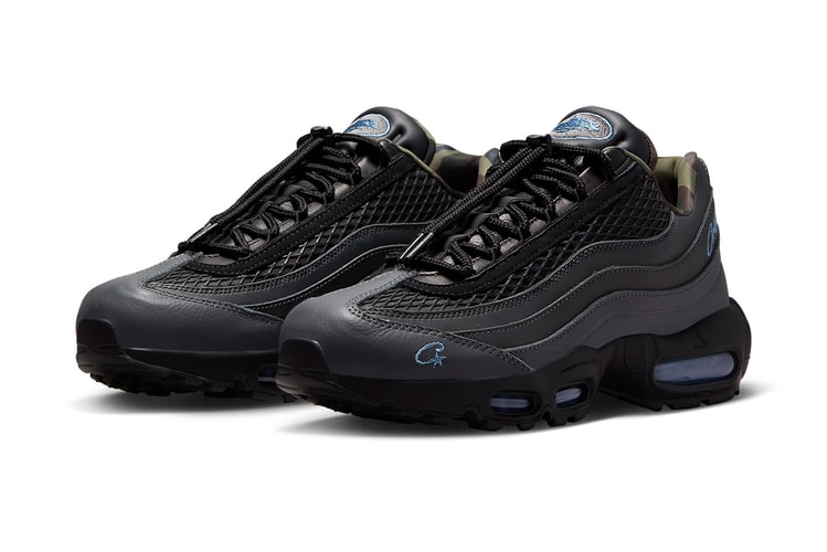 Corteiz x Nike によるコラボ Air Max 95 “Aegean Storm” の公式画像をチェック