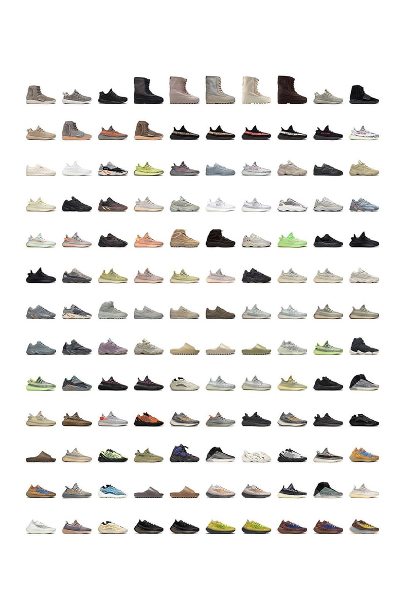 過去にリリースされた全てのアディダス+イージーフットウェアをチェック Every adidas YEEZY Sneaker Released List Info Kanye West Buy Price New YEEZY MAFIA BOOST 750 350 V2 950 Powerphase Calabasas 700 500 BSKTBL QNTM FOAM RUNNER 450 KNIT RNR NSLTD Boot