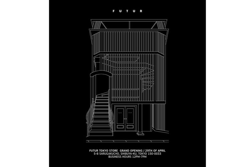 パリ発のストリートブランド FUTUR が東京・代官山に旗艦店をオープン