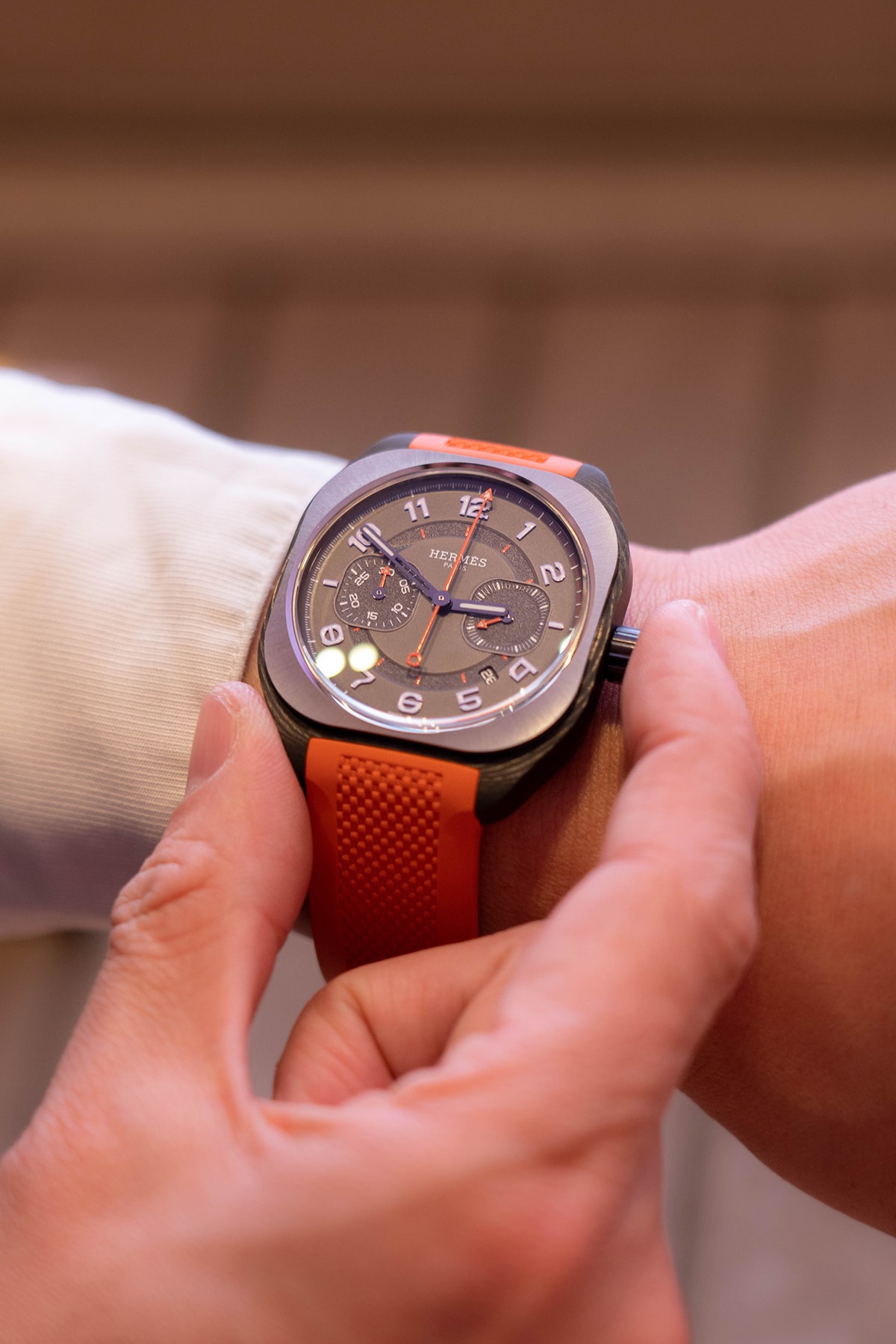 エルメス H08 に新素材を採用した4色と初のクロノグラフが登場 Hermès H08 Watches and Wonders 2023 report 