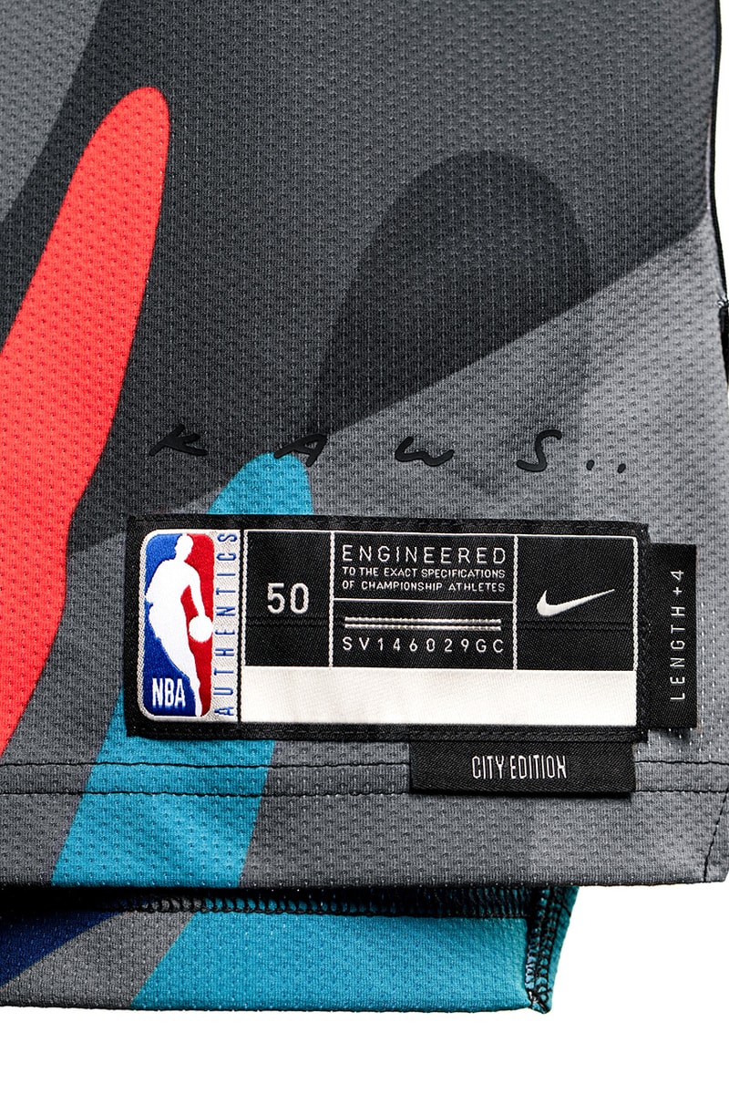 NBA ブルックリン・ネッツがカウズデザインのシティエディションを発表 kaws brooklyn nets city edition uniform info photos release date store list buying guide 2023 2024 nba jersey