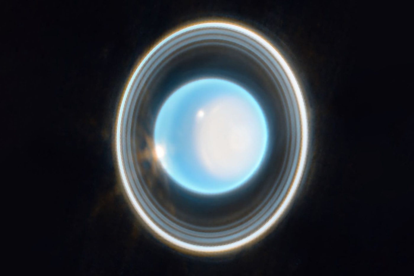 ジェームス・ウェッブ宇宙望遠鏡の捉えた天王星の新たな画像が公開 NASA James Webb Space Telescope Captures Detailed Image of Uranus rings photos ice giant planet info
