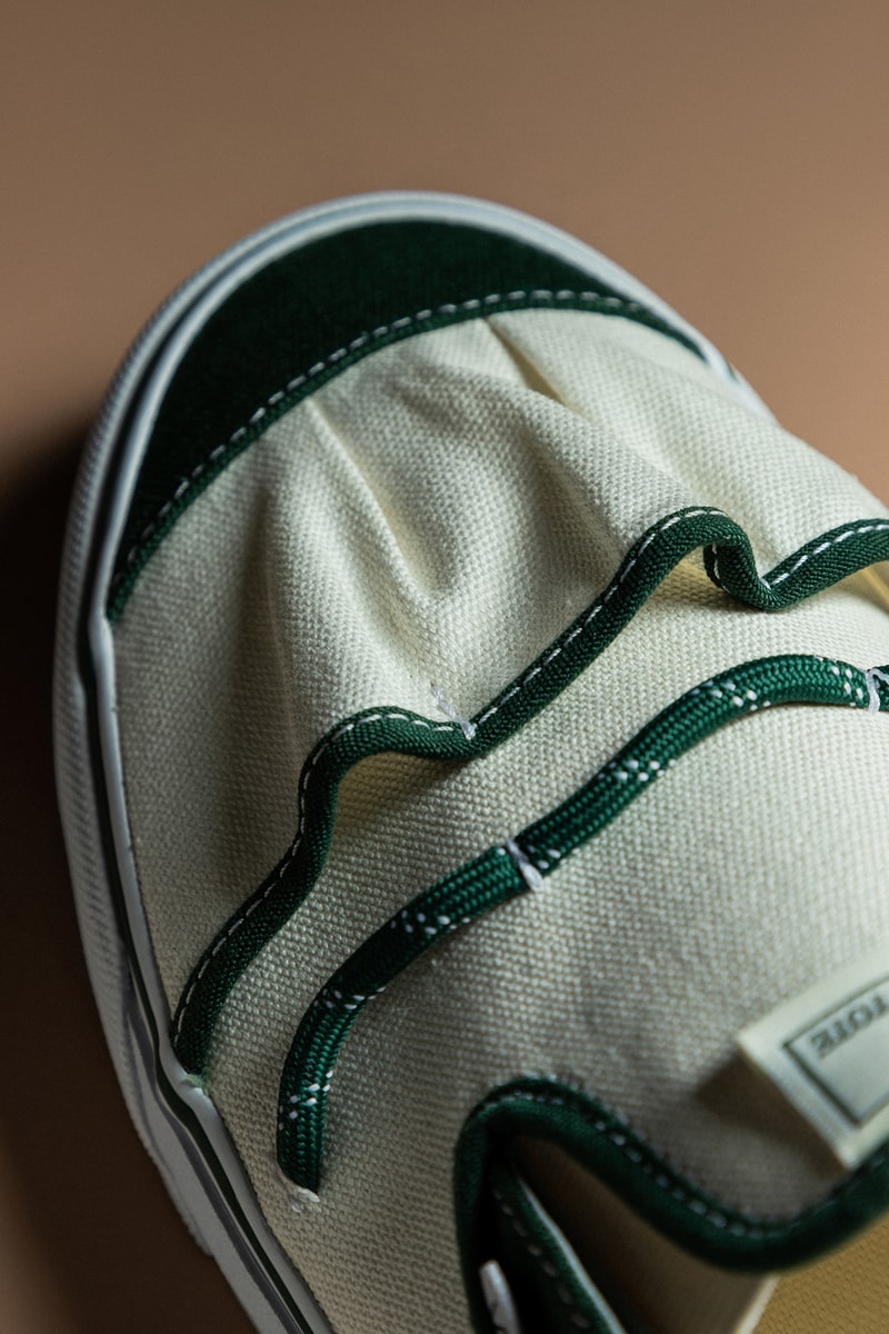 ニコール・マクラフリン x ヴォルト・バイ・ヴァンズによるコラボ スニーカーが HBX に登場 Nicole McLaughlin's Vault by Vans Collab Takes Inspiration from Gardening Totes and Workwear Bags hbx release info