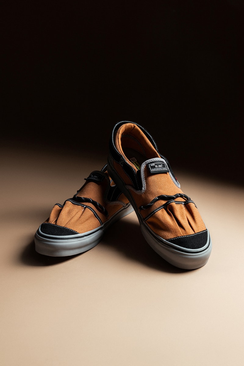 ニコール・マクラフリン x ヴォルト・バイ・ヴァンズによるコラボ スニーカーが HBX に登場 Nicole McLaughlin's Vault by Vans Collab Takes Inspiration from Gardening Totes and Workwear Bags hbx release info