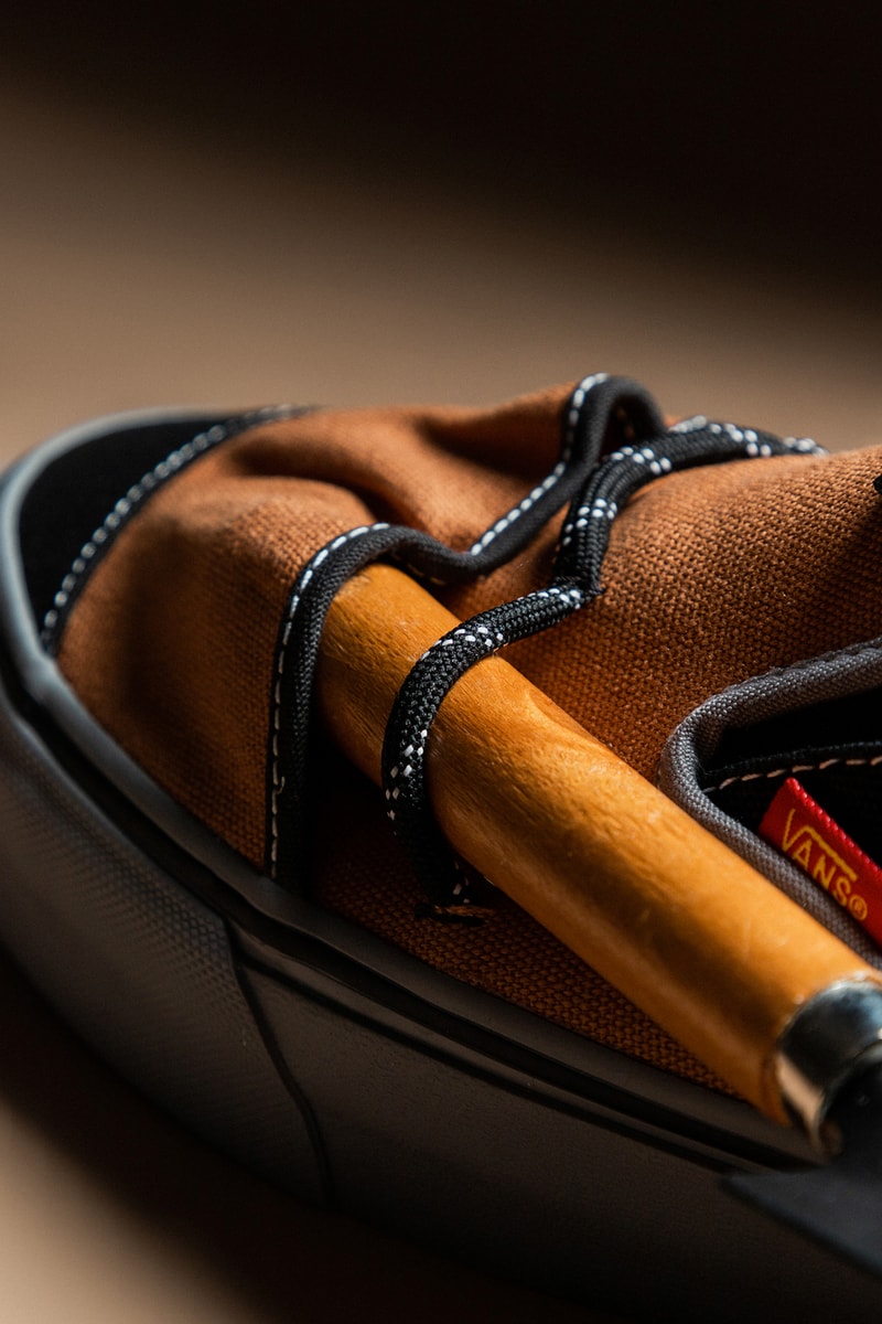 ニコール・マクラフリン x ヴォルト・バイ・ヴァンズによるコラボ スニーカーが HBX に登場 Nicole McLaughlin's Vault by Vans Collab Takes Inspiration from Gardening Totes and Workwear Bags hbx release info
