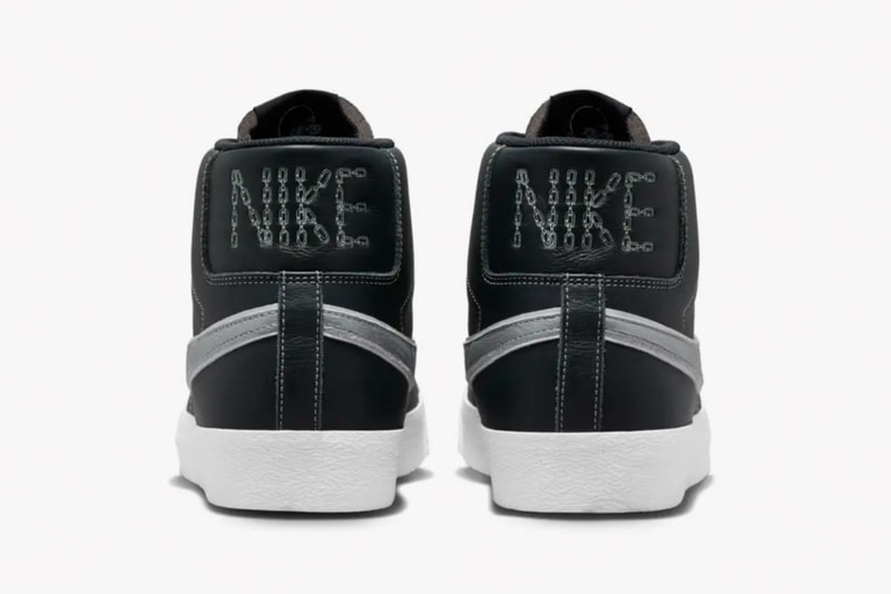 ナイキ SBからプロスケーター メイソン・シルヴァとのコラボ ズーム ブレザー ミッドが登場 Nike SB Mason Silva Zoom Blazer Mid Dark Obsidian and Metallic Silve Release Info