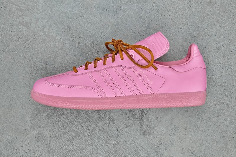 ファレル・ウィリアムス x アディダス オリジナルスの最新コラボ サンバをチェック Pharrell's Humanrace and adidas Originals Unveil New Samba Colors adidas superstar nmd  suede pharrell williams monochromatic color scheme, featuring Yellow, Orange, Pink, Lilac, Red, and the friends and family exclusive Humanrace Green.