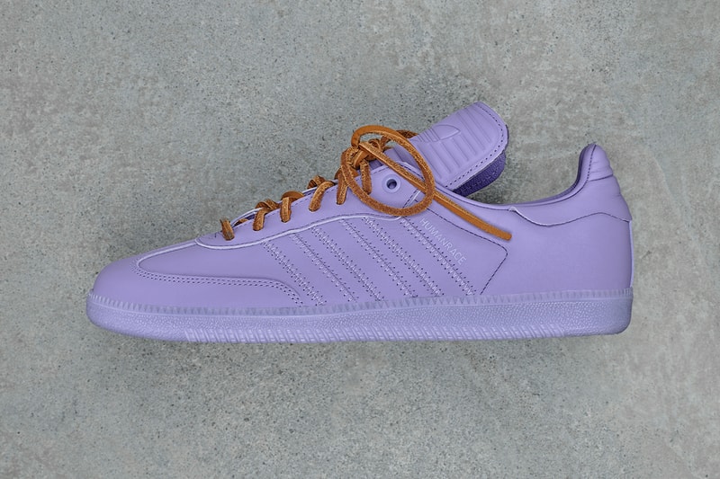 ファレル・ウィリアムス x アディダス オリジナルスの最新コラボ サンバをチェック Pharrell's Humanrace and adidas Originals Unveil New Samba Colors adidas superstar nmd suede pharrell williams monochromatic color scheme, featuring Yellow, Orange, Pink, Lilac, Red, and the friends and family exclusive Humanrace Green.