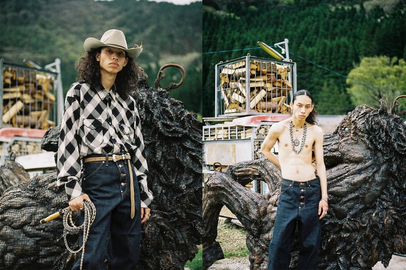 SUGARHILL が Wrangler とのコラボしたウエスタンシャツとデニムパンツを発売