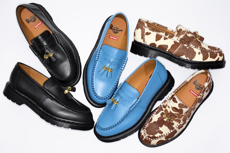 シュプリーム x ドクターマーチンによる2023年春夏シーズンのコラボシューズが登場 Supreme x Dr. Martens collab shoes 2023 spring summer release info