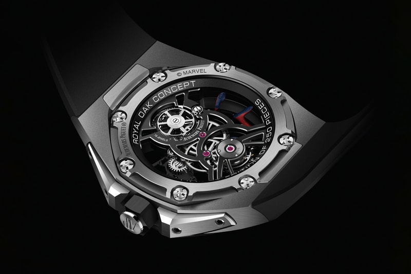 オーデマピゲがマーベルとのコラボ第2弾として『スパイダーマン』をモチーフとした新作を発売 Audemars Piguet and Marvel Team Up for Royal Oak Concept Tourbillon “Spider-Man” Watches