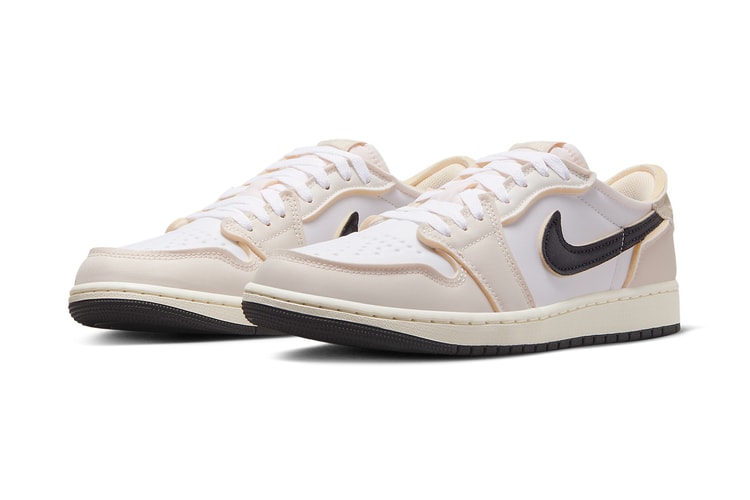 切りっぱなしディテールが特徴的な Air Jordan 1 Low OG EX から新色 “Coconut Milk” が登場