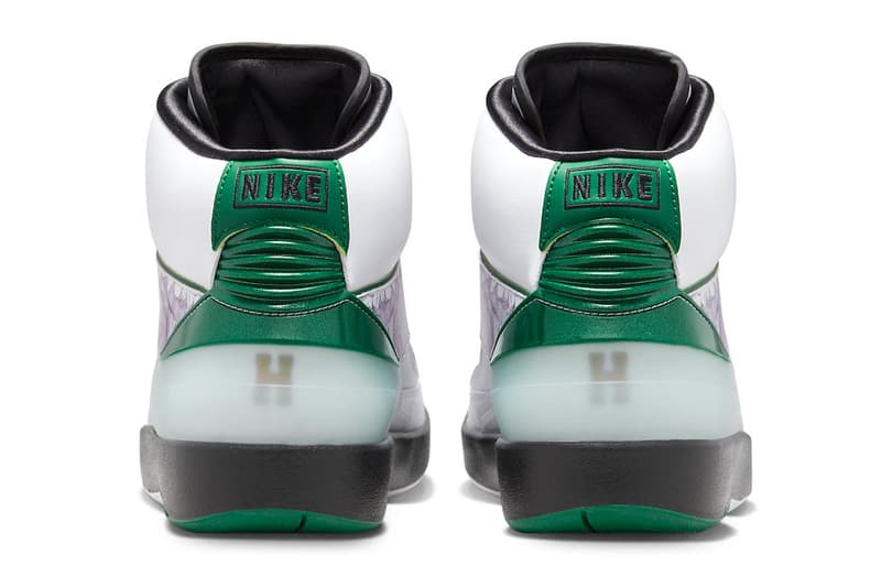 エア ジョーダン 2のシンプルなカラーリングを纏った新作 ウィングスが登場 Air Jordan 2 "Wings" Honors Jordan Brand VP Howard "H" White Nike White/Malachite-Black jordan wings program