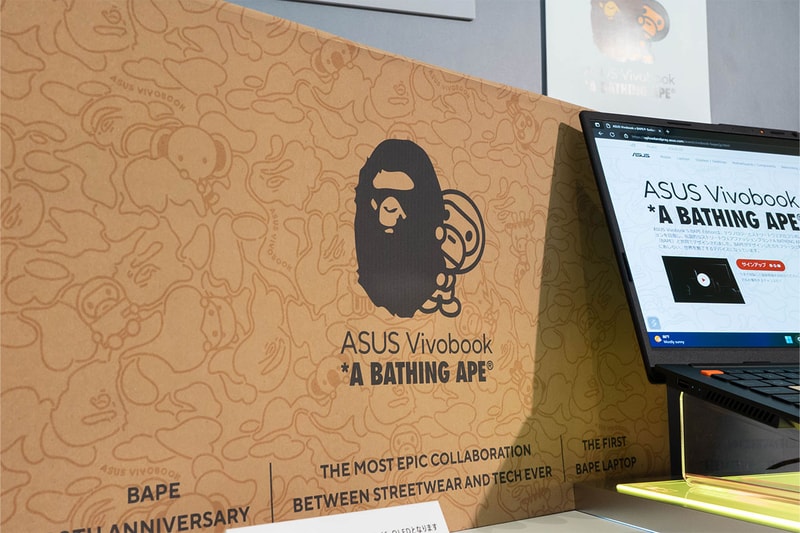 ASUS が A BATHING APE とのコラボラップトップを発表