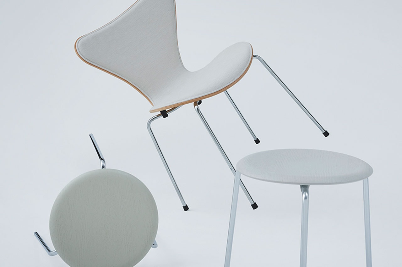 オーラリーがフリッツハンセンとのコラボによるブランド初の家具を発売 auralee fritz hansen collab chair release info