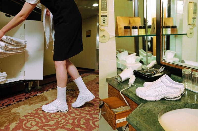 BEAMS が New Balance に別注をかけたミュールタイプの 2002R を発売