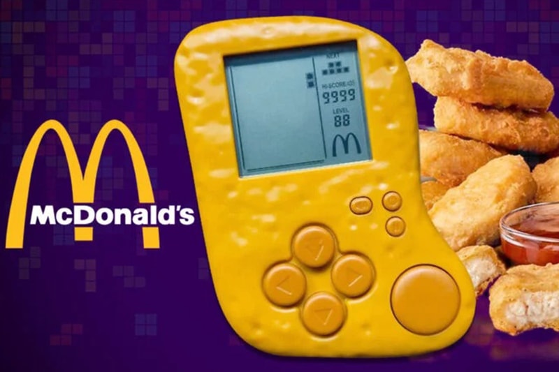 中国のマクドナルドが実物の約4倍ほどの大きさのチキンナゲット型ゲーム機を発売 chicken nugget mcnugget handheld handheld game console mcdonalds china tetris