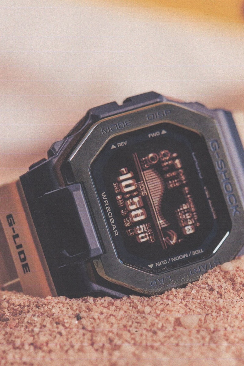 Gショックの本格スポーツライン Gライドから新作 “トラベリング サーフ” コレクションがリリース G-SHOCK GBX-100 Series Lookbook GBX-100TT-2 GBX-100TT-8 Memory in Pixel (MIP) LCD Bluetooth G-SHOCK Move app Smartphone