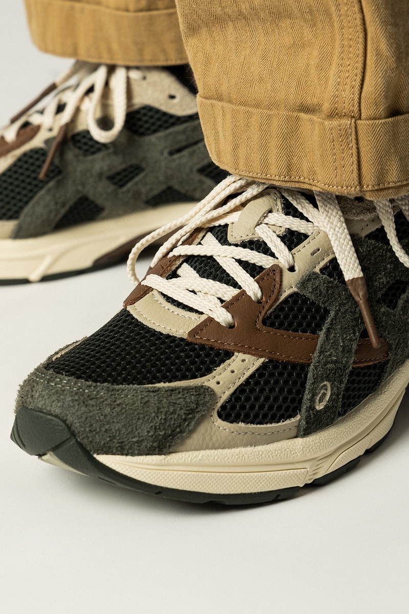 ハル スタジオ x アシックス ゲル1130 MK II “フォレスト” が HBX で販売開始 HAL STUDIOS® x ASICS GEL-1130 MK II “FOREST” HBX release info