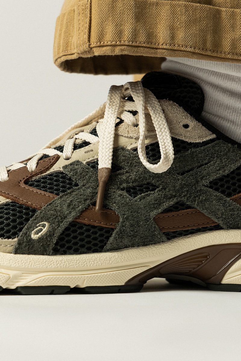 ハル スタジオ x アシックス ゲル1130 MK II “フォレスト” が HBX で販売開始 HAL STUDIOS® x ASICS GEL-1130 MK II “FOREST” HBX release info