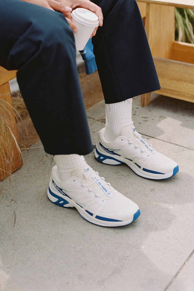 ジョウンド x サロモン XT-WINGS 2 の発売情報が解禁 jjjjound salomon xt wings 2 sneaker white blue official release date info photos price store list buying guide