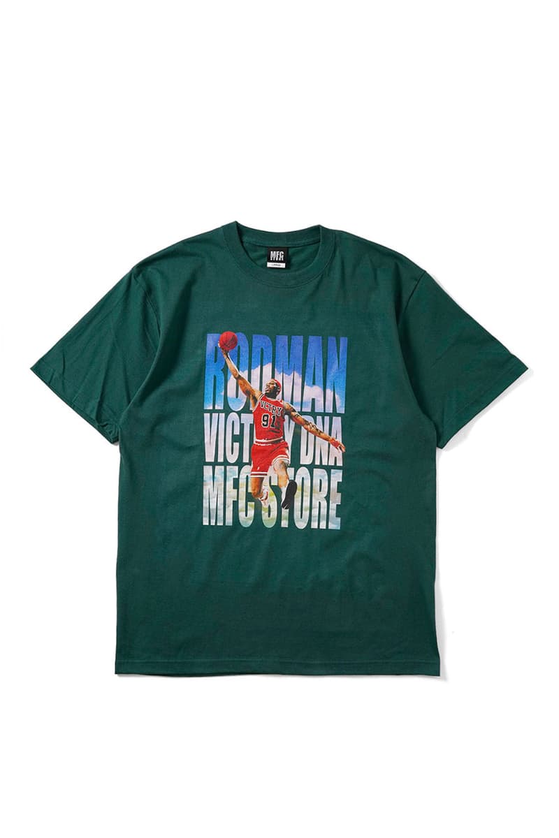 エムエフシーストアからデニス・ロッドマン とヴィクトリー・ディーエヌエーによるコラボTシャツが登場 mfc dennis Rodman victory dna collabo item release info