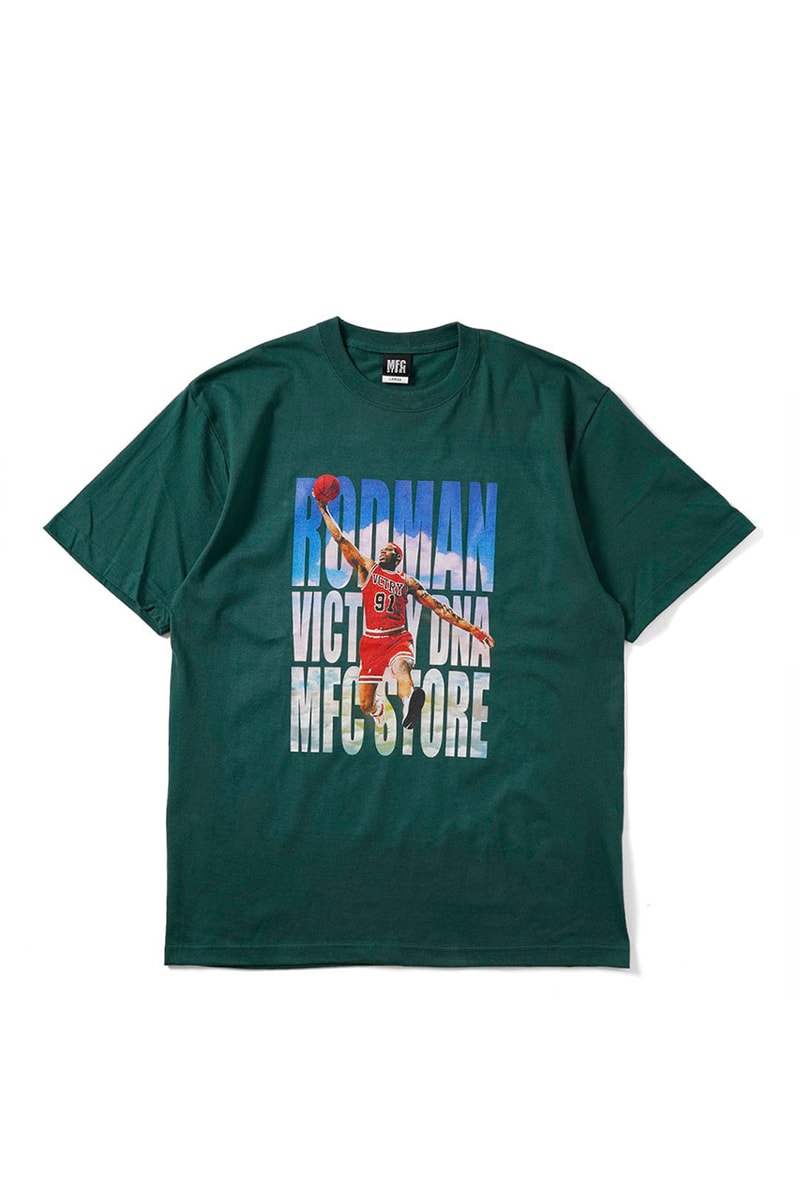 エムエフシーストアからデニス・ロッドマン とヴィクトリー・ディーエヌエーによるコラボTシャツが登場 mfc dennis Rodman victory dna collabo item release info