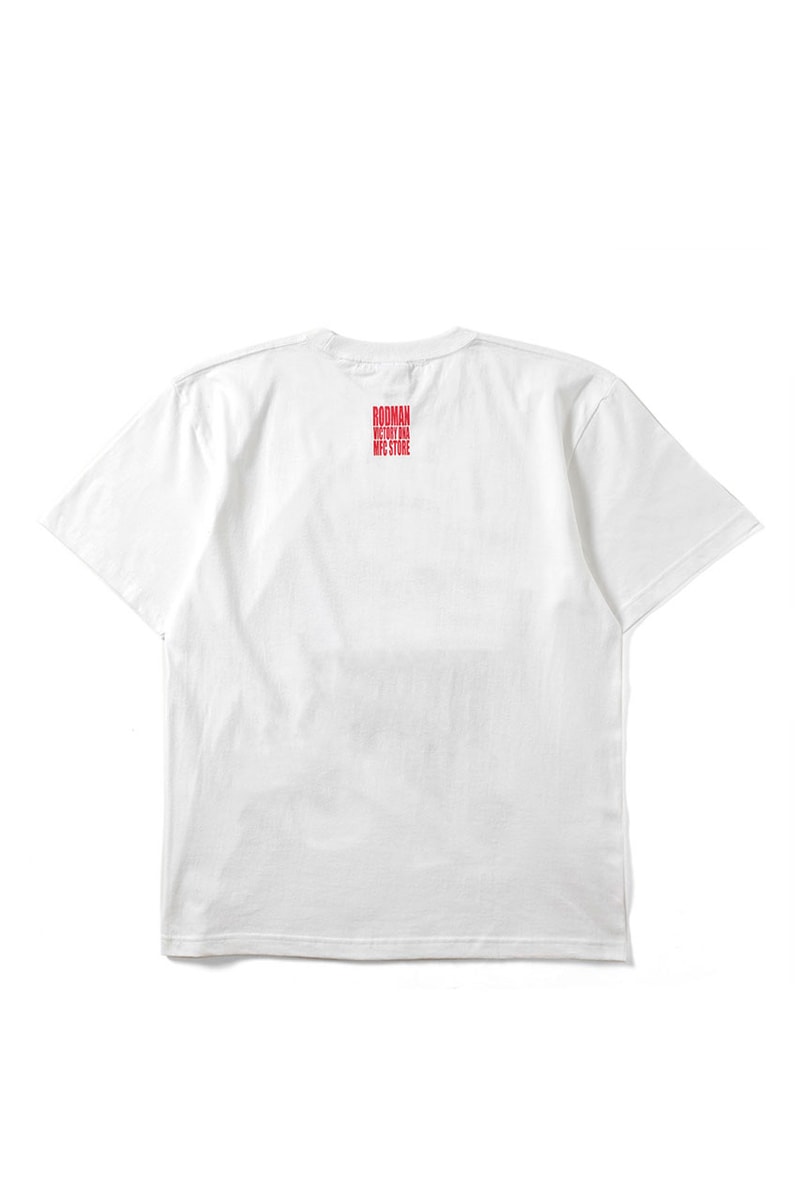 エムエフシーストアからデニス・ロッドマン とヴィクトリー・ディーエヌエーによるコラボTシャツが登場 mfc dennis Rodman victory dna collabo item release info