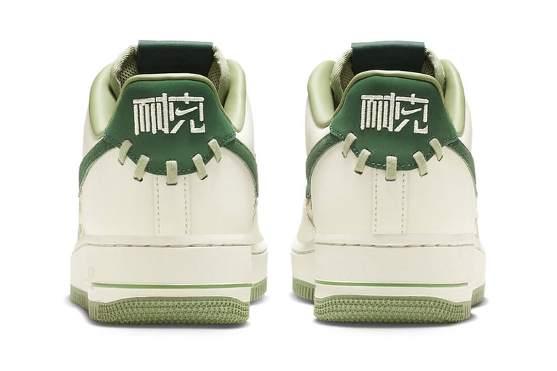 ナイキ エアフォース1 ロー “耐克” にアジア限定カラーが登場　NIKE REVEALS ANOTHER NEW AIR FORCE 1 LOW NAI KE COLORWAY green white release info date price