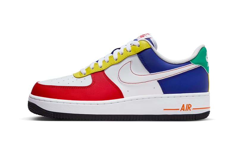 ナイキエアフォース 1にルービックキューブから着想を得た新色が登場 nike air force 1 low rubiks cube FN6840 657 release date info store list buying guide photos price 