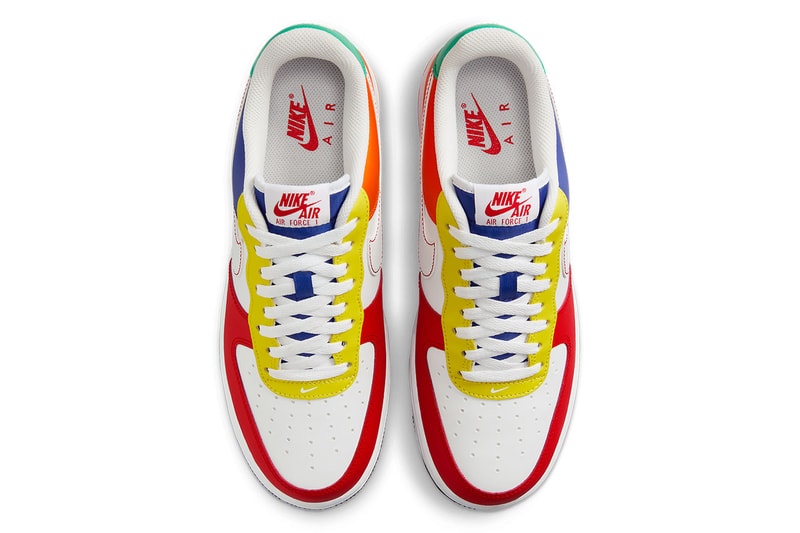 ナイキエアフォース 1にルービックキューブから着想を得た新色が登場 nike air force 1 low rubiks cube FN6840 657 release date info store list buying guide photos price 