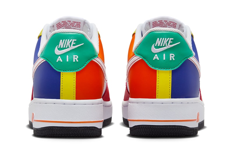 ナイキエアフォース 1にルービックキューブから着想を得た新色が登場 nike air force 1 low rubiks cube FN6840 657 release date info store list buying guide photos price 