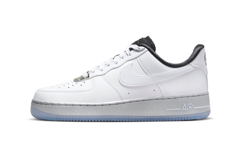 ナイキからクロムメッキのようなディテールをあしらった新作エアフォース1が登場 First Look at the Nike Air Force 1 Low "White Chrome" DX6764-100 WHITE/WHITE-METALLIC SILVER-BLACK af1 low tops staple sneakers swoosh basic white sneakers iterations