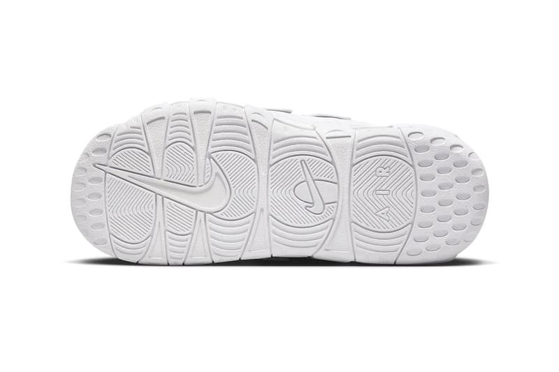 ナイキ エア モア アップテンポ スライドから新色 “ホワイト/レッド”が登場か Nike Air More Uptempo Slide Arrive in "White/Red" FD9884-100 summer beach sandals basketball air jordan michael jordan