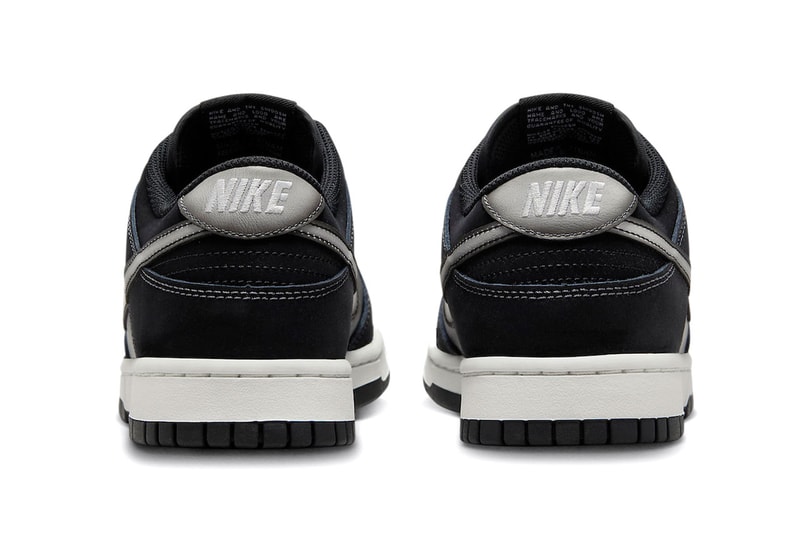 ナイキからエアブラシ加工を施したスウッシュが目を惹く新作ダンクが登場 Nike Dunk Low Airbrushed Swoosh Shoes Just Do It Michael Jordan Basketball Fashion Streetwear Black White Rubber Midsole 