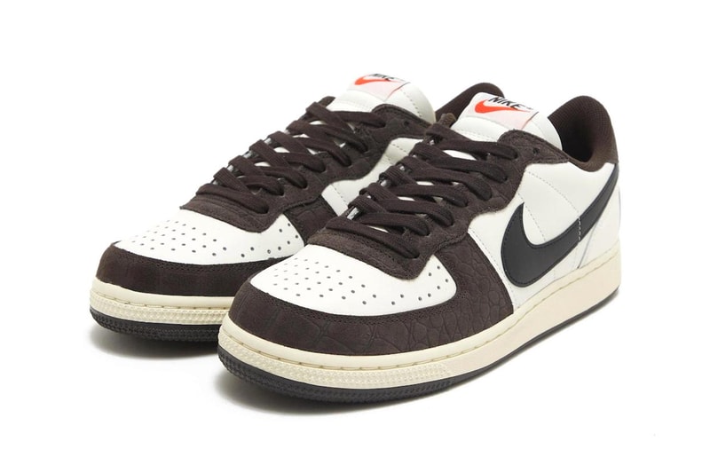 ナイキターミネーターローからシックな印象の新色“ブラウンクロコ”が登場 Nike Terminator Low Brown Croc Release Info FN7815-200 Date Buy Price 